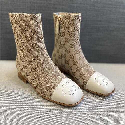High Quality Luxury Gucci Flat Boots – Style 37875