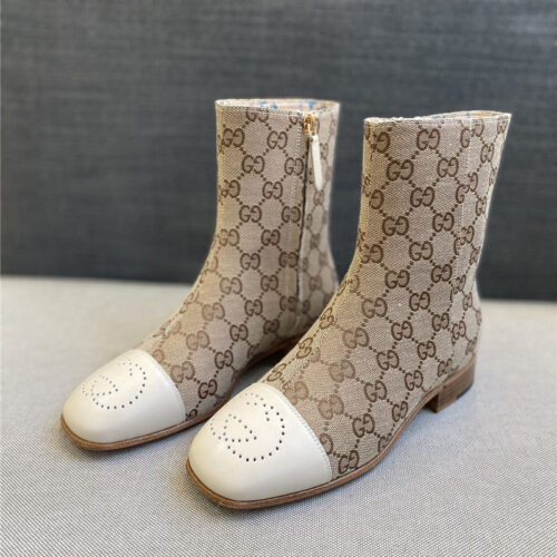 High Quality Luxury Gucci Flat Boots – Style 37875 alternate view