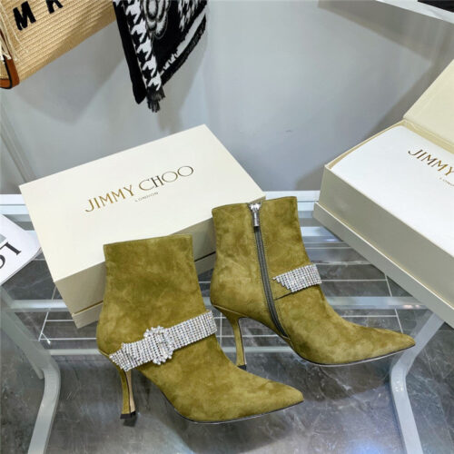 High Quality Luxury Jimmy Choo High Heel Short Boots alternate view