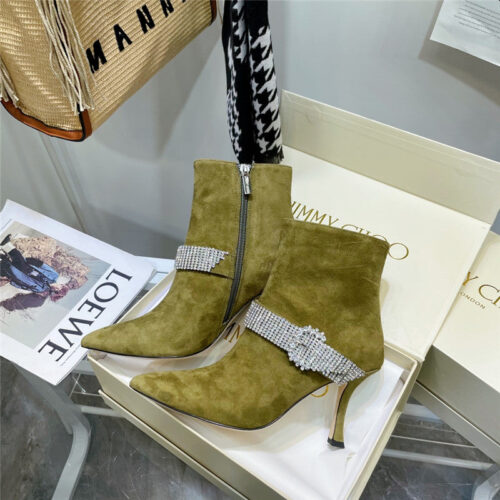 High Quality Luxury Jimmy Choo High Heel Short Boots product detail