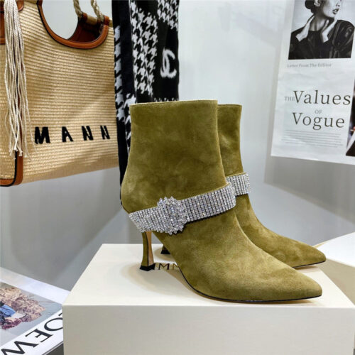 High Quality Luxury Jimmy Choo High Heel Short Boots