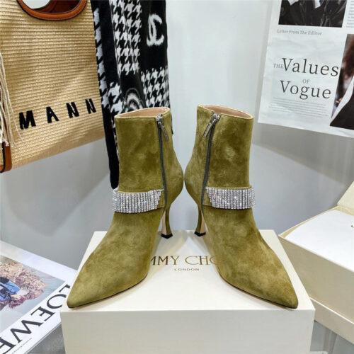 High Quality Luxury Jimmy Choo High Heel Short Boots product detail