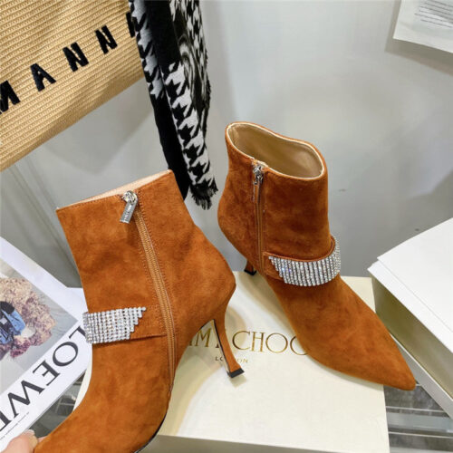 High Quality Luxury Jimmy Choo High Heel Short Boots – Style 78583 product detail