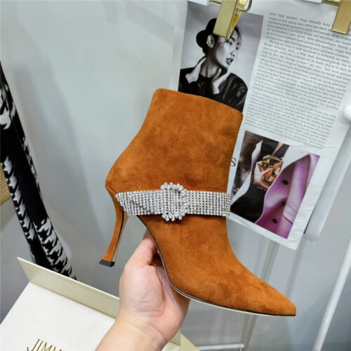 High Quality Luxury Jimmy Choo High Heel Short Boots – Style 78583 product detail