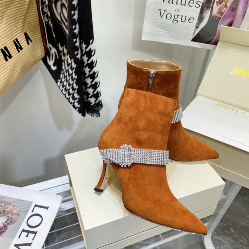High Quality Luxury Jimmy Choo High Heel Short Boots – Style 78583 product detail