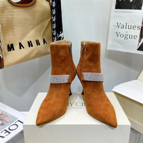 High Quality Luxury Jimmy Choo High Heel Short Boots – Style 78583 product detail