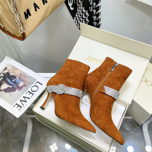 High Quality Luxury Jimmy Choo High Heel Short Boots – Style 78583 product detail