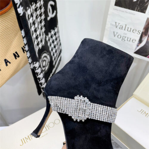 High Quality Luxury Jimmy Choo High Heel Short Boots – Style 63319 product detail