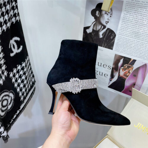 High Quality Luxury Jimmy Choo High Heel Short Boots – Style 63319 product detail