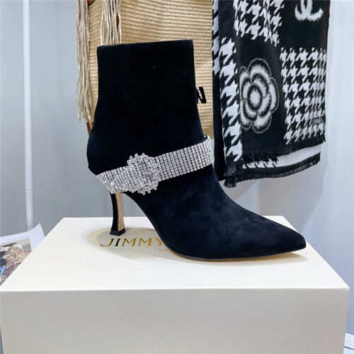 High Quality Luxury Jimmy Choo High Heel Short Boots – Style 63319 product detail