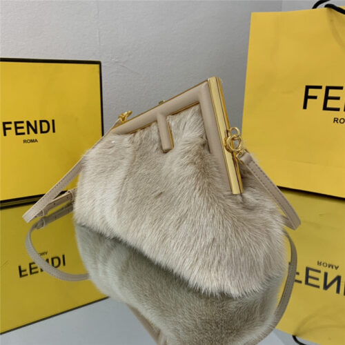 High Quality Luxury Fendi First Mink Fur Bag Small – Style 32424 product detail