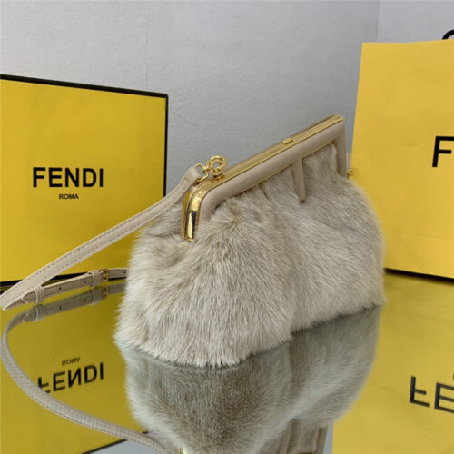 High Quality Luxury Fendi First Mink Fur Bag Small – Style 32424 product detail