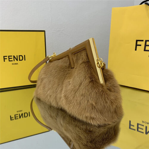 High Quality Luxury Fendi First Mink Fur Bag Small – Style 32423 product detail