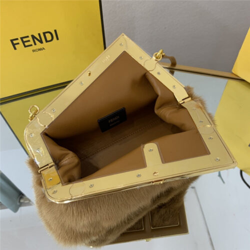 High Quality Luxury Fendi First Mink Fur Bag Small – Style 32423 product detail