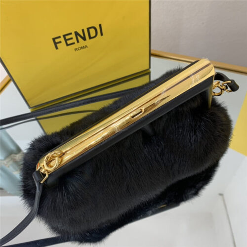 High Quality Luxury Fendi First Mink Fur Bag Small product detail