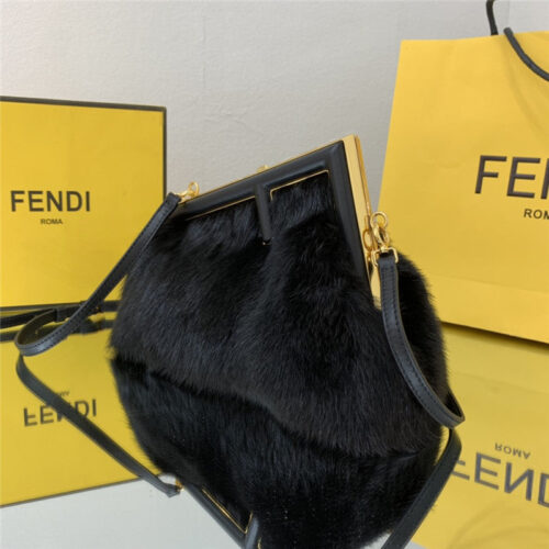 High Quality Luxury Fendi First Mink Fur Bag Small alternate view