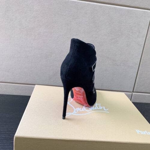 High Quality Luxury Christian Louboutin Black High-Heel Boots – Sizes 35–41 product detail