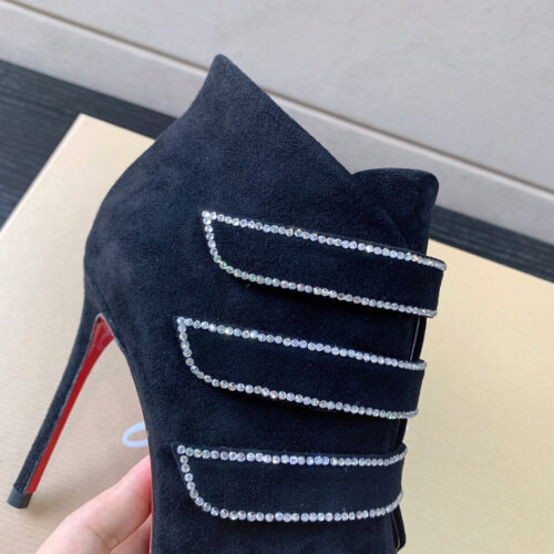 High Quality Luxury Christian Louboutin Black High-Heel Boots – Sizes 35–41 product detail