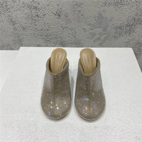 High Quality Luxury Bottega Veneta Full Rhinestone High Heel Ankle Boots product detail