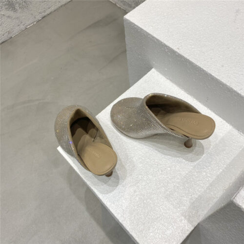 High Quality Luxury Bottega Veneta Full Rhinestone High Heel Ankle Boots product detail