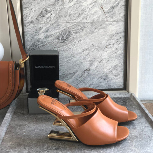 High Quality Luxury Fendi First High-Heeled Sandal
