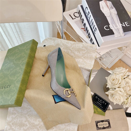 High Quality Luxury Gucci Snakeskin High Heel Sandals product detail