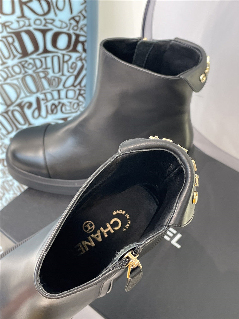 High Quality Luxury Chanel Ankle Boots – Style 10150 product detail