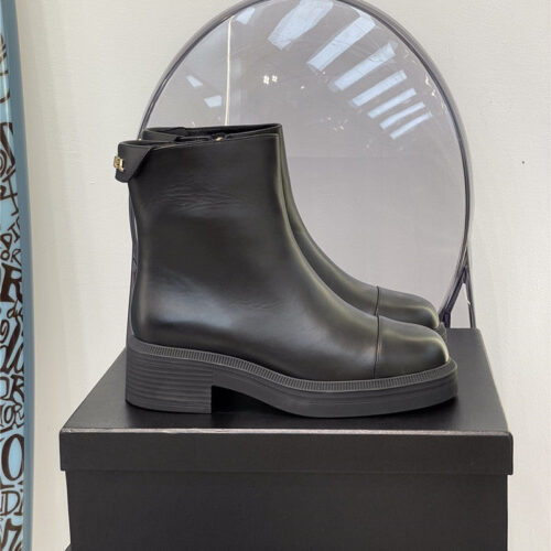 High Quality Luxury Chanel Ankle Boots – Style 10150 alternate view