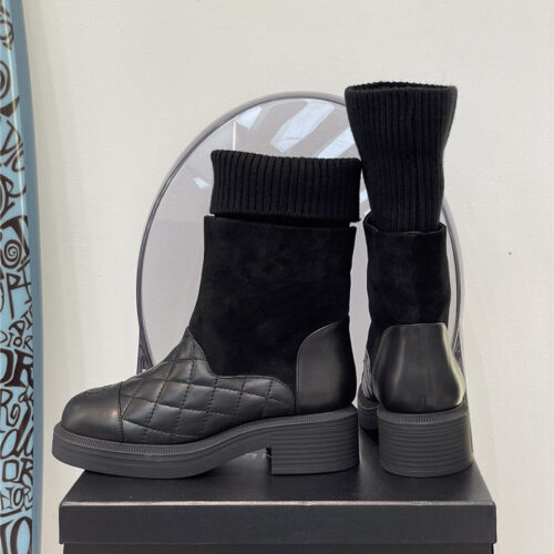 High Quality Luxury Chanel Sock Boots – Style 18534 product detail