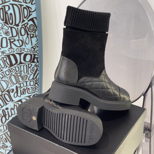 High Quality Luxury Chanel Sock Boots – Style 18534 product detail