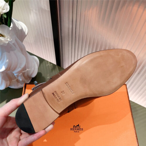 High Quality Luxury Hermes Kelly Buckle Ankle Boots – Style 09379 product detail