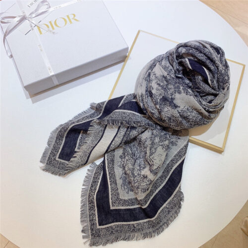 High Quality Luxury Dior Print Shawl alternate view
