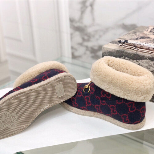 High Quality Luxury Gucci Fur Short Boots product detail