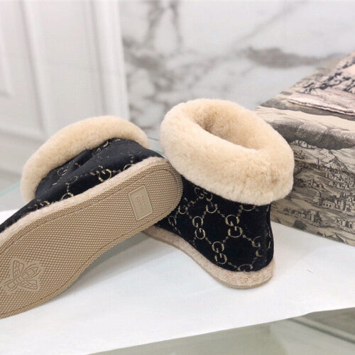 High Quality Luxury Gucci Fur Short Boots – Style 15827 product detail