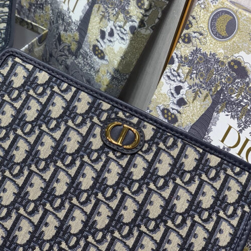 High Quality Luxury Dior Oblique Canvas Clutch product detail