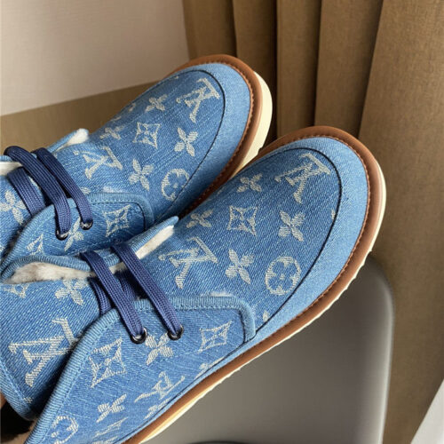 High Quality Luxury Louis Vuitton Denim Snow Boots product detail