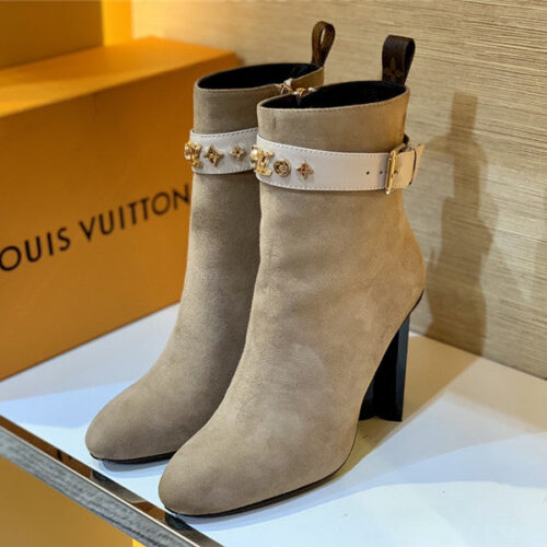 High Quality Luxury Louis Vuitton Leather Boots – Style 69795 alternate view