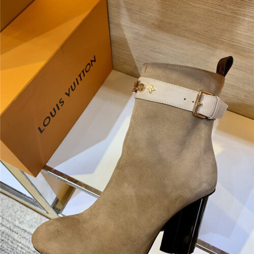 High Quality Luxury Louis Vuitton Leather Boots – Style 69795 product detail