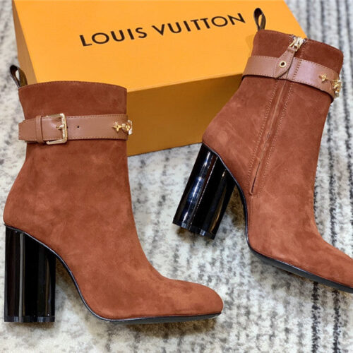 High Quality Luxury Louis Vuitton Leather Boots – Style 02563 alternate view
