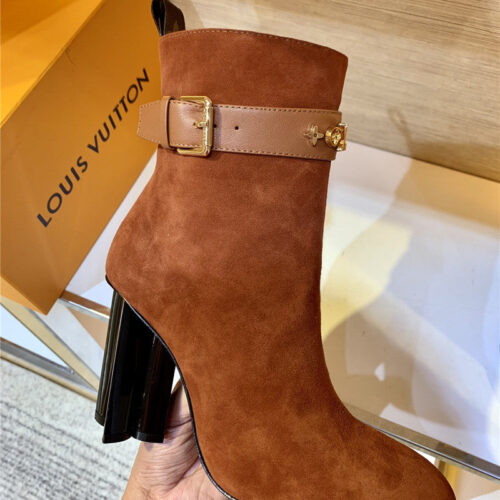 High Quality Luxury Louis Vuitton Leather Boots – Style 02563 product detail