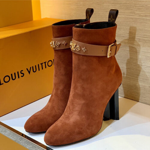 High Quality Luxury Louis Vuitton Leather Boots – Style 02563 product detail