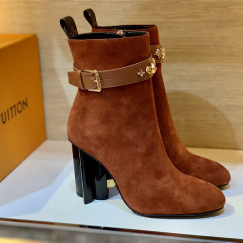 High Quality Luxury Louis Vuitton Leather Boots – Style 02563 product detail