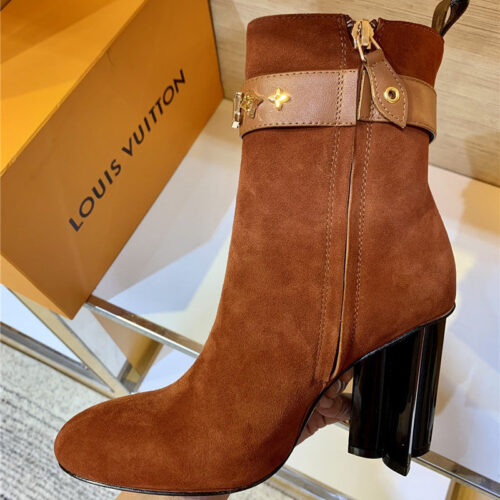 High Quality Luxury Louis Vuitton Leather Boots – Style 02563 product detail