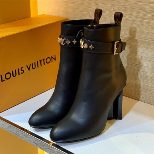 High Quality Luxury Louis Vuitton Leather Boots
