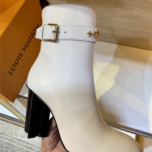 High Quality Luxury Louis Vuitton Leather Boots – Style 33635 product detail
