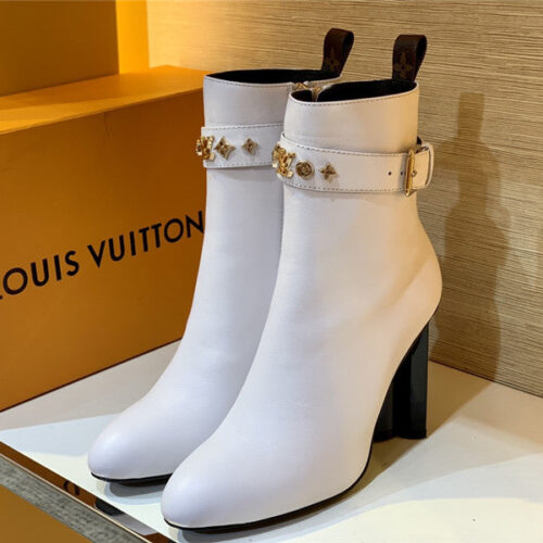 High Quality Luxury Louis Vuitton Leather Boots – Style 33635 product detail