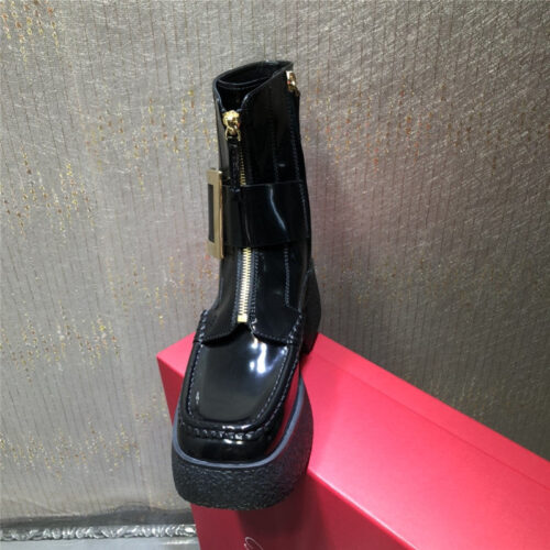 High Quality Luxury Roger Vivier Platform Ankle Boots product detail