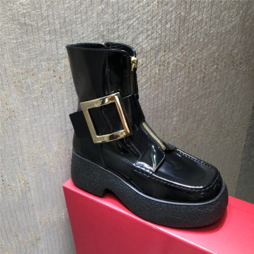 High Quality Luxury Roger Vivier Platform Ankle Boots product detail