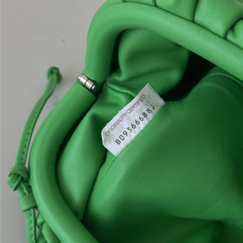 High Quality Luxury Bottega Veneta Green Pouch Bag product detail