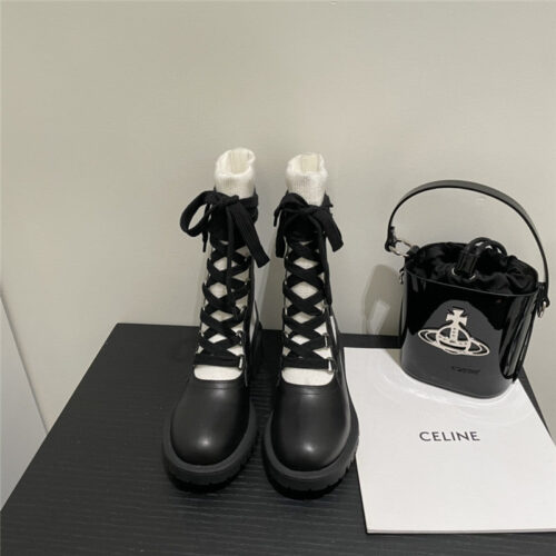 High Quality Luxury Dior Lace Up Socks Boots product detail